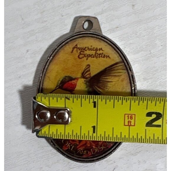 American Expedition Modern Day Explorer Hummingbird Keychain Explore and Discove - Picture 4 of 4